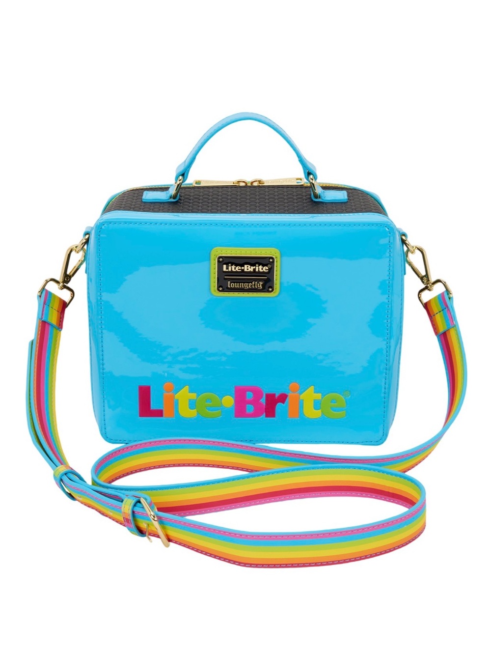 Loungefly Hasbro Lite Brite Lenticular Glow Crossbody with Coin Bag Kitsch NEW - Picture 5 of 6